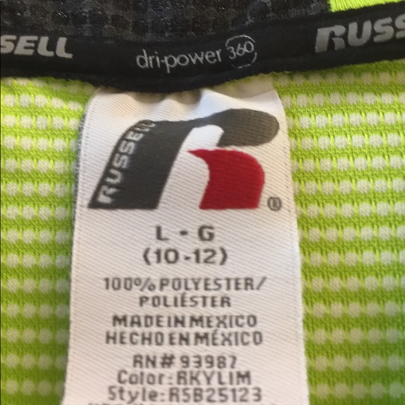 Boys Russell t-shirt size large 10/12 - Picture 3 of 4